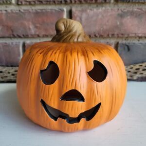 Jack O' Lantern Ceramic Vintage Pumpkin